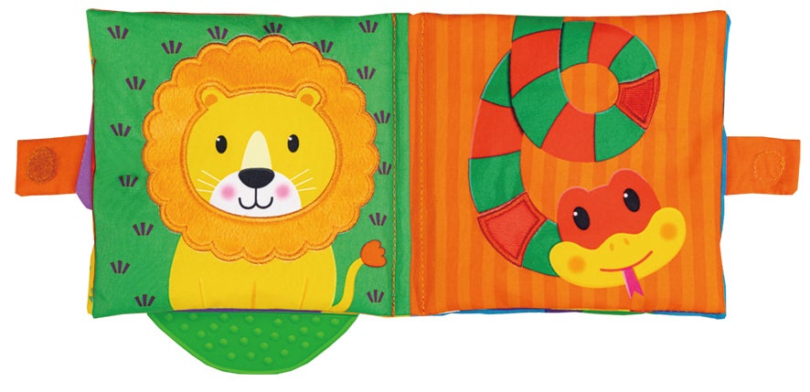 Mjukbok Med Tuggdel Djungel