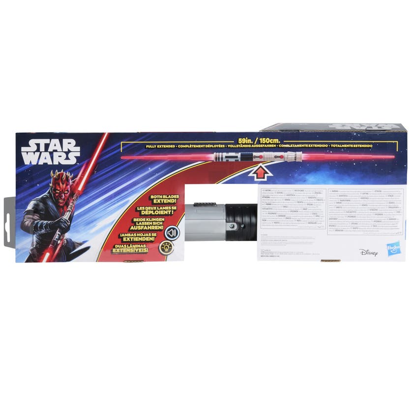 Star Wars Darth Maul elektronisk dubbelblads ljussvärd