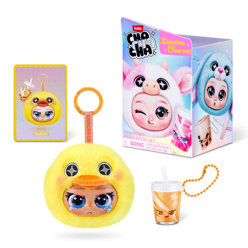 Cha Cha Cha Character Lipgloss Nyckelring