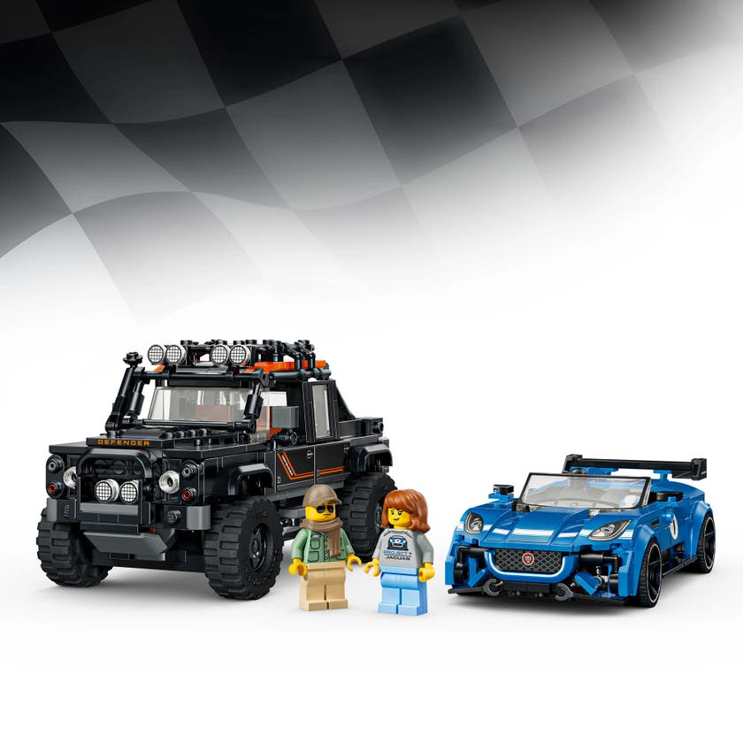 LEGO® Jaguar Project 7 och Land Rover Defender 77264
