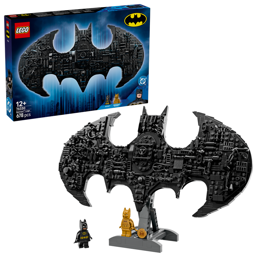 LEGO® DC Batman™: Batman logotyp, Byggleksak med syperhjälte 76330