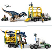 LEGO Jurassic World 76966, Dinosaurieuppdrag: transportbil med allosaurus