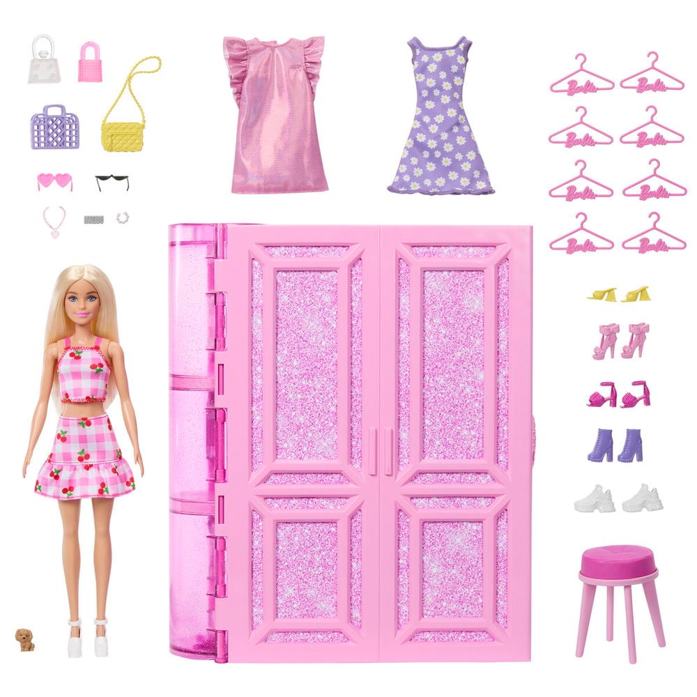 Barbie, Fashion Fun Dream Closet W Doll