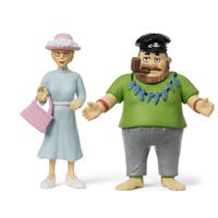 Pippi Långstrump - Efraim och Prussiluskan figurset