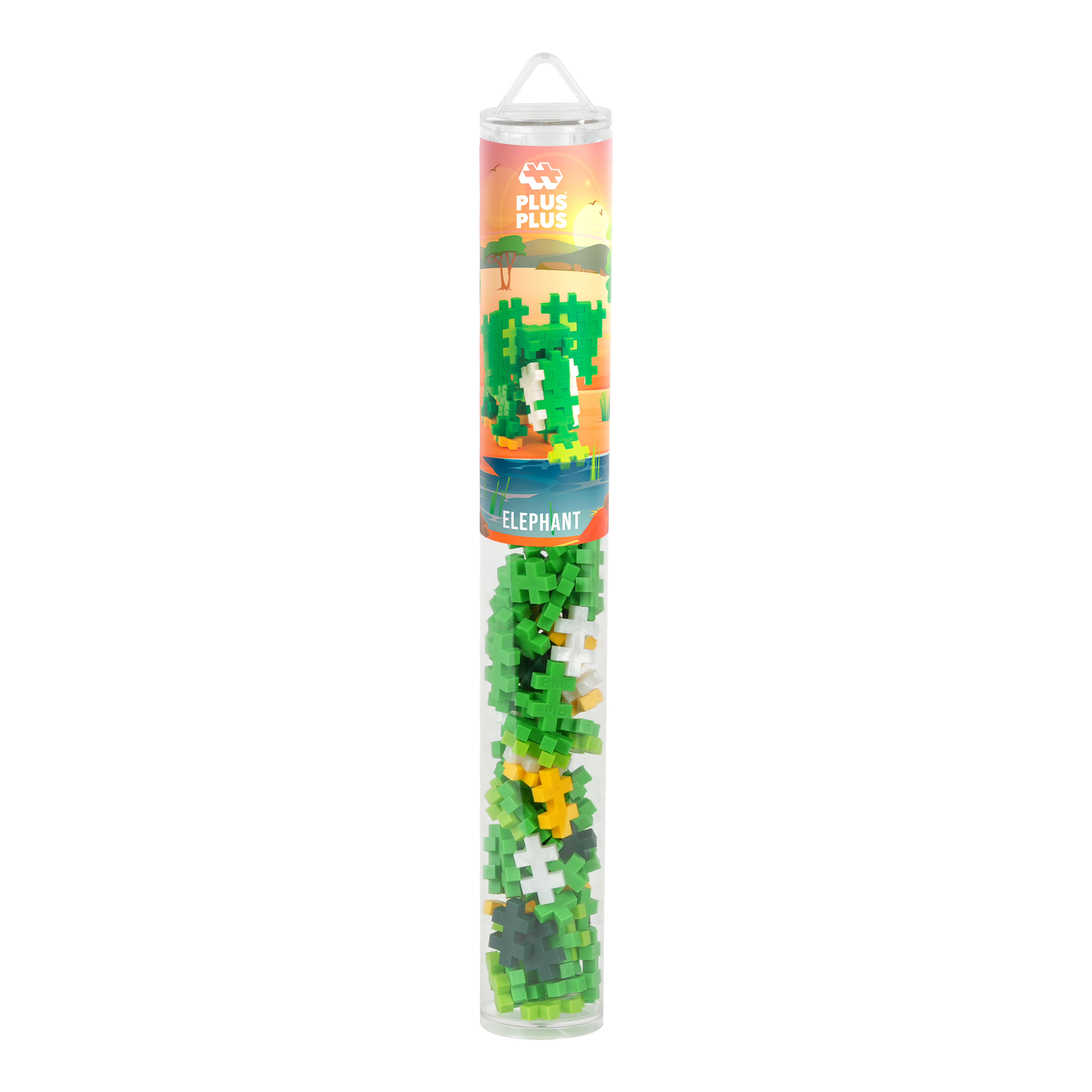 Plus-Plus - Elephant / 100 pcs Tube