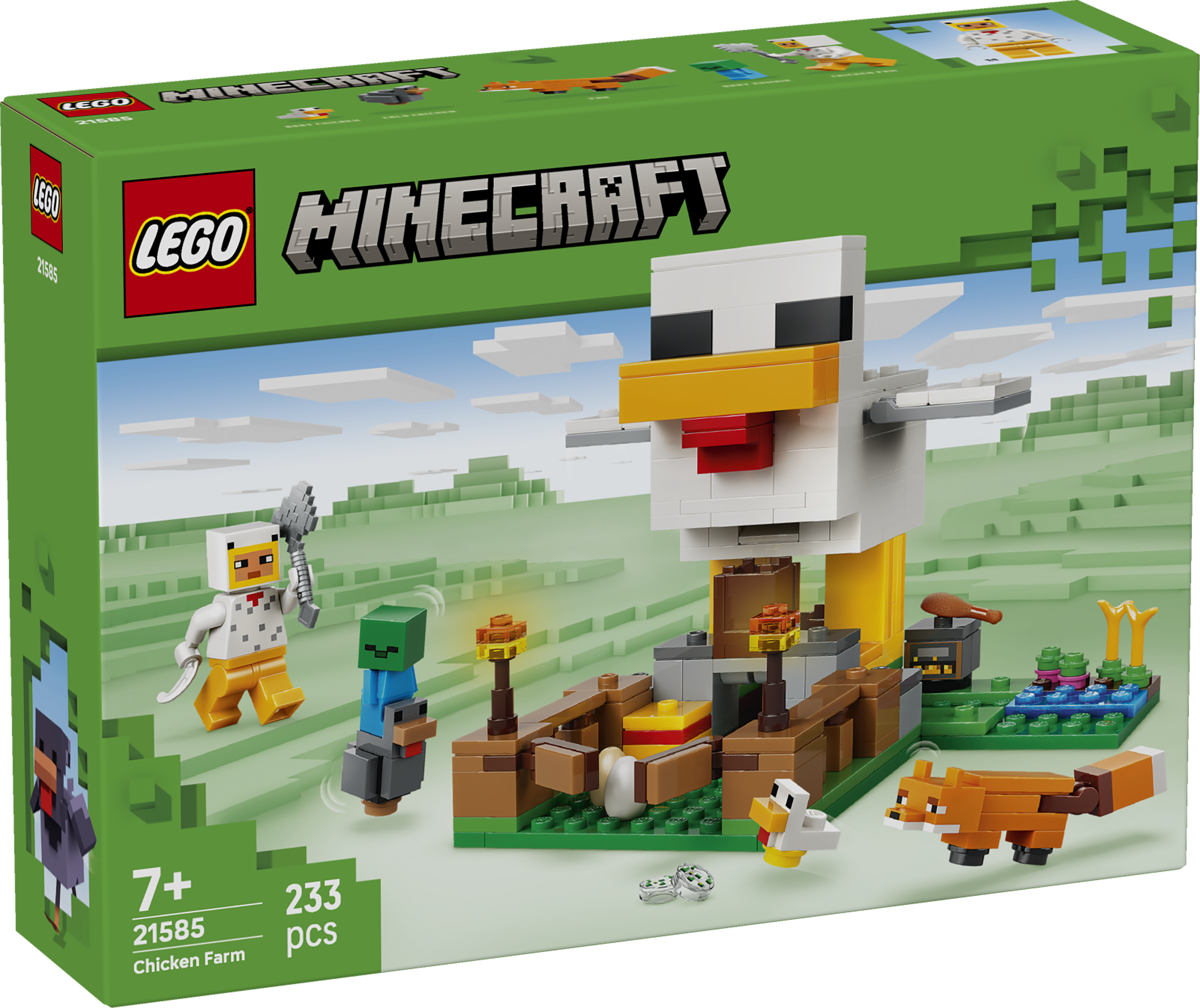 LEGO® Minecraft® Hönsgård - Byggleksak med speltema 21585