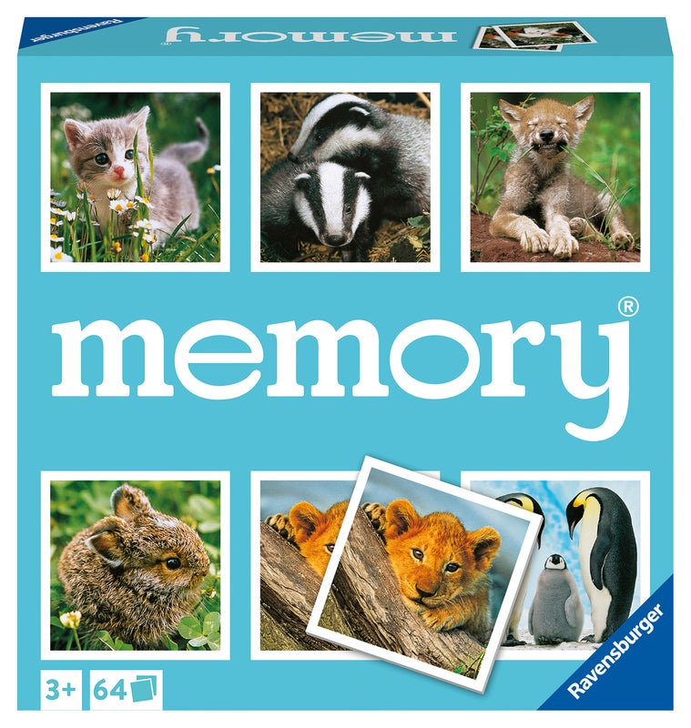 Ravensburger, Animal Babies memory® 2022 D/F/I/NL/EN/E
