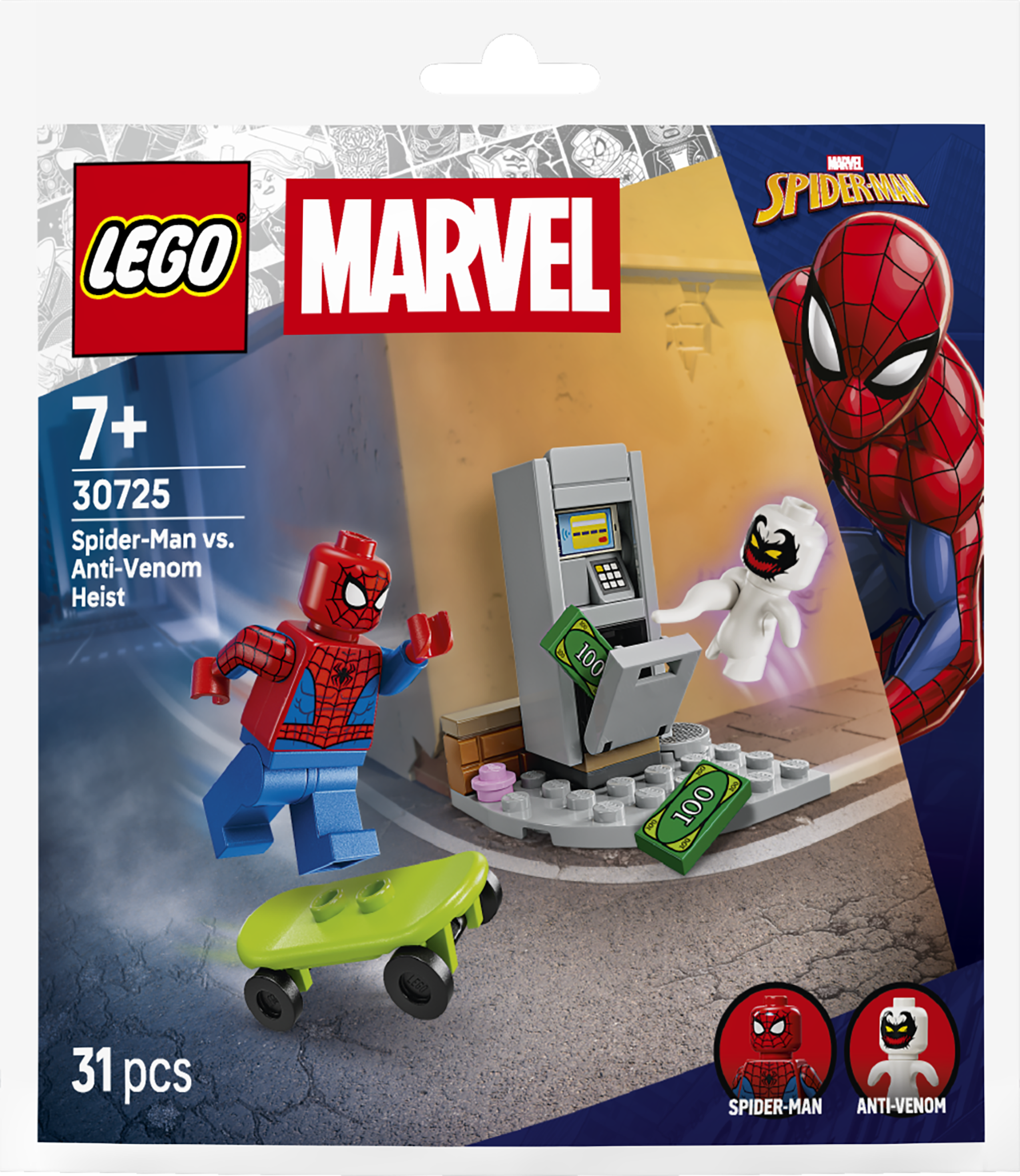 LEGO Spider-Man mot Anti-Venom – rån 30725