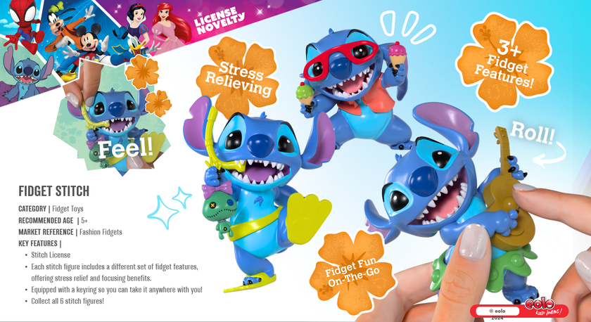 Fidget Stitch, Disney
