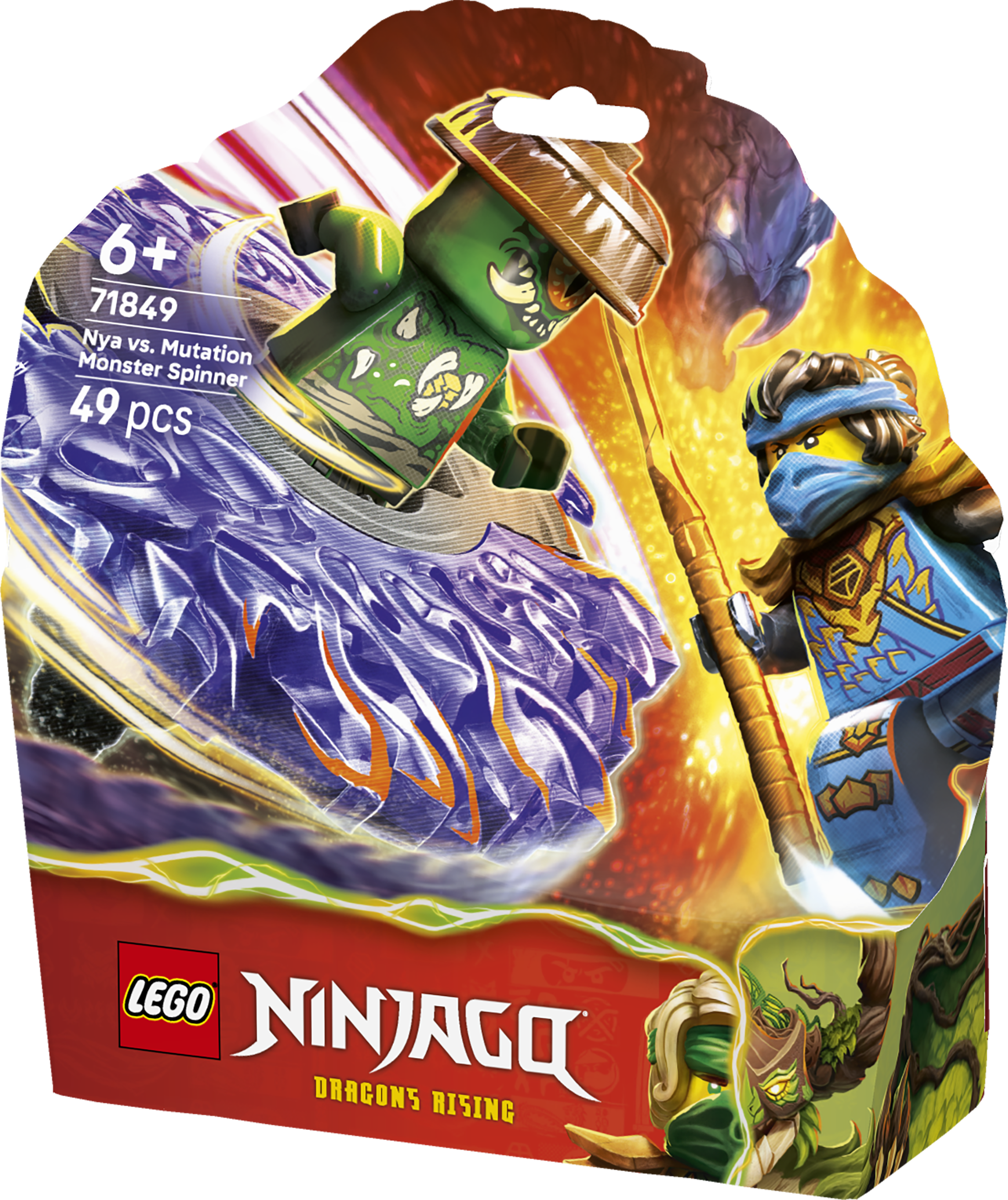 LEGO® NINJAGO® Nya mot spinner med muterat monster Leksak 71849