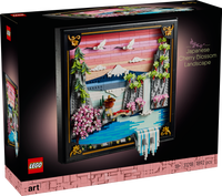 LEGO® Art Landskap med japanska körsbärsblommor Väggkonst 31218