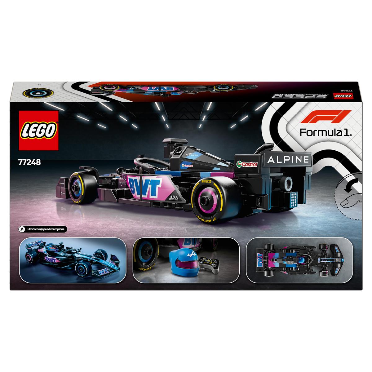 LEGO Speed Champions 77248, BWT Alpine F1® Team A524 Race Car