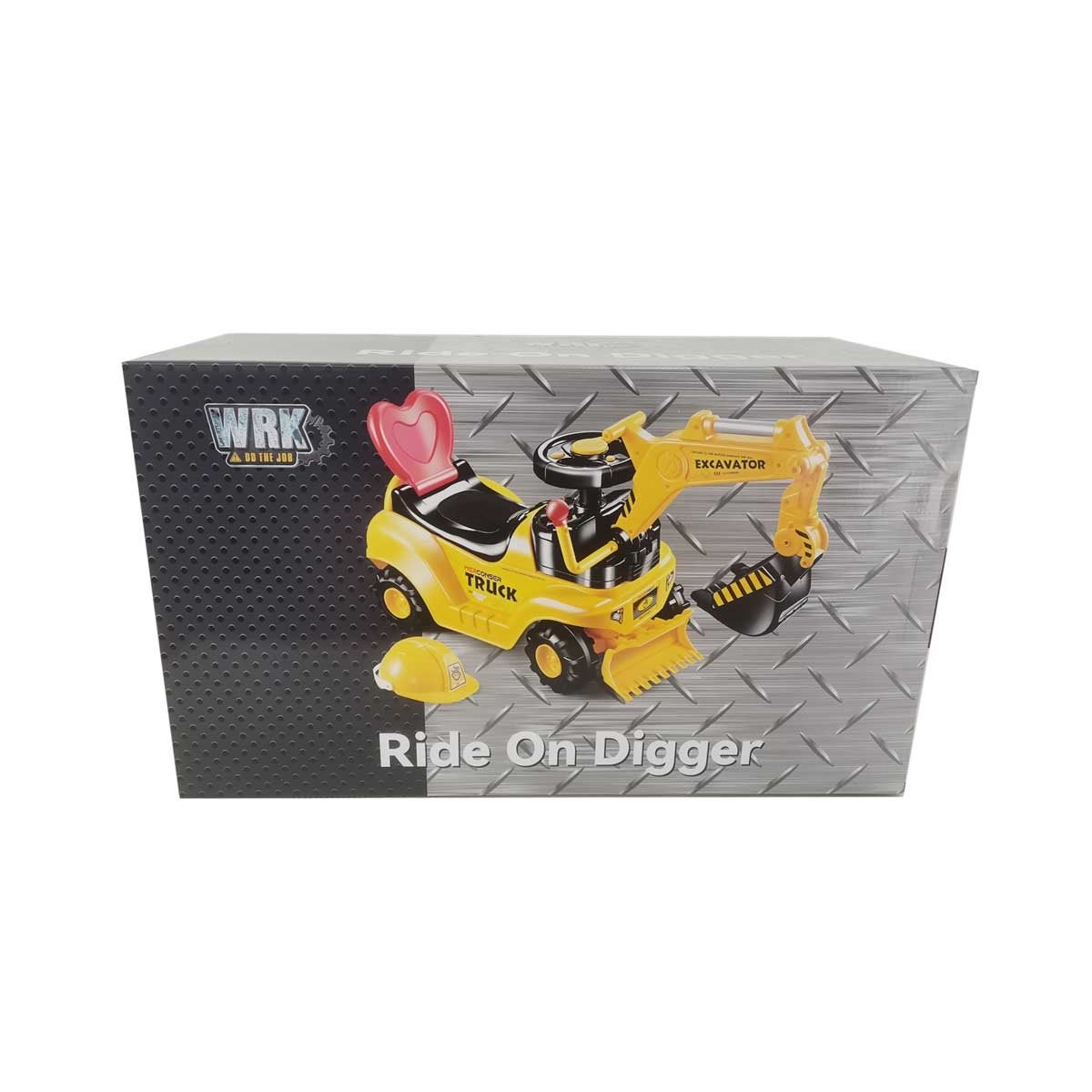 WRK, Ride On Grävskopa med Hjälm