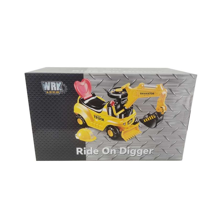 WRK, Ride On Grävskopa med Hjälm