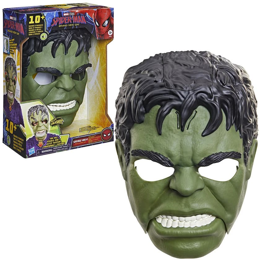 Spiderman Raging Hulk-mask