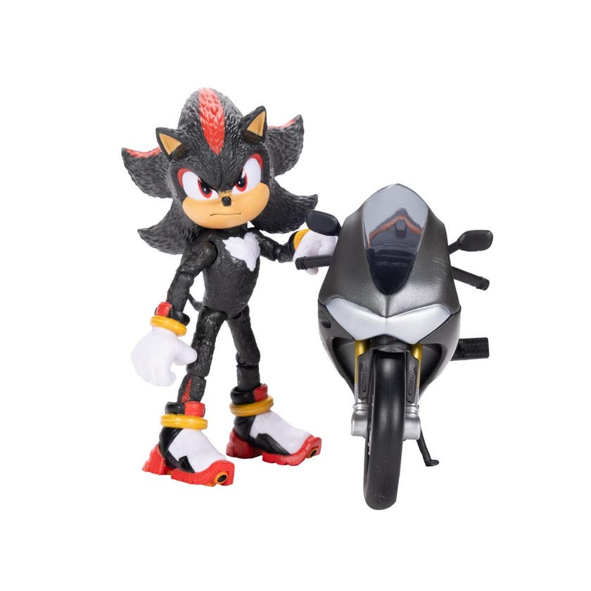 Sonic the Hedgehog 3: Shadow med Motorcykel (13 cm)