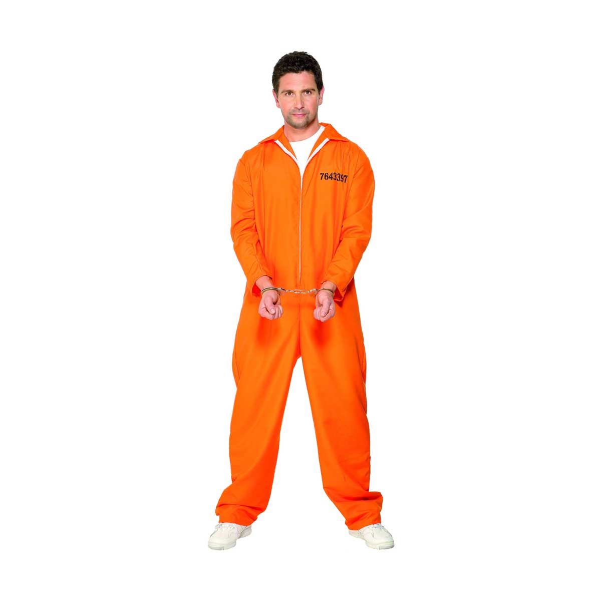 Halloween, Fängelseoverall Orange M