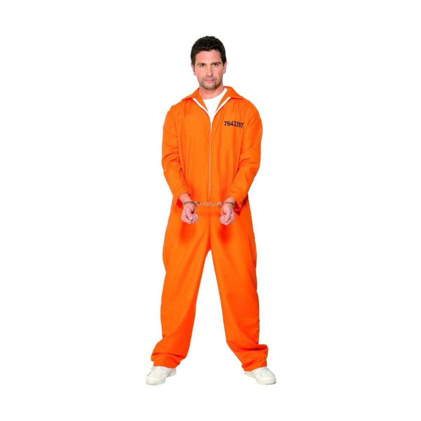 Halloween, Fängelseoverall Orange M