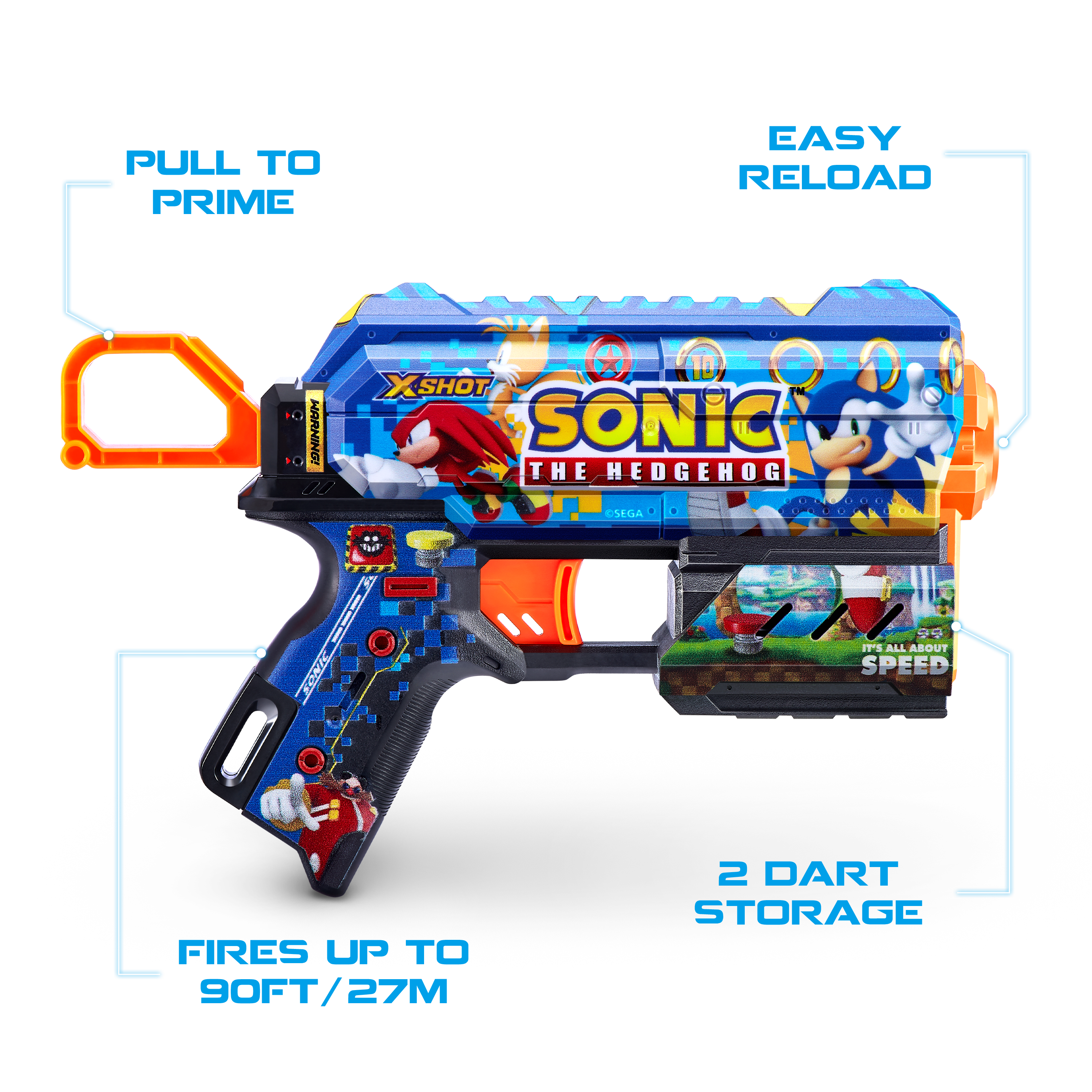 XSHOT SKINS-FLUX(8 Darts) SONIC