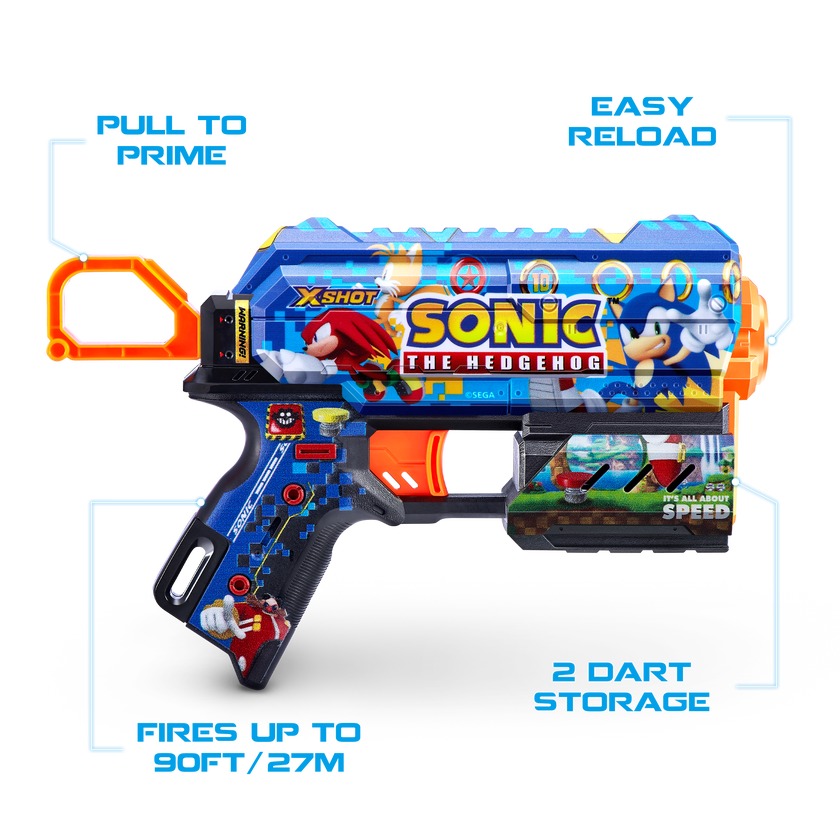 XSHOT SKINS-FLUX(8 Darts) SONIC