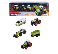 Majorette Claas Jordbruk Fordon 5-pack Presentförpackning