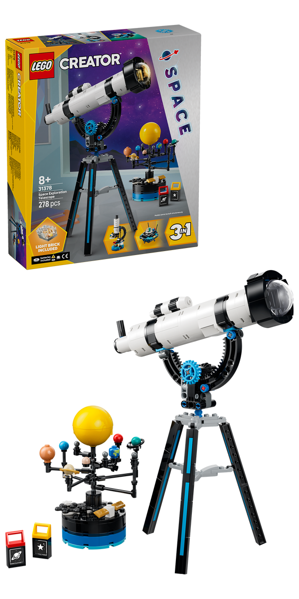 LEGO® Creator 3-i-1 Rymdteleskop Leksak 31378