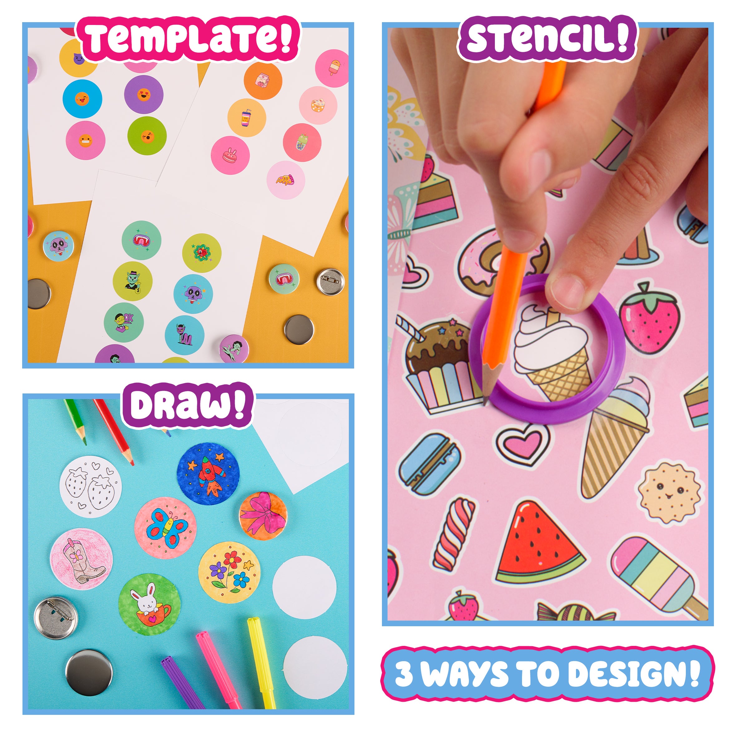 Giftie Badge Maker – gör egna pins att bära och ge bort