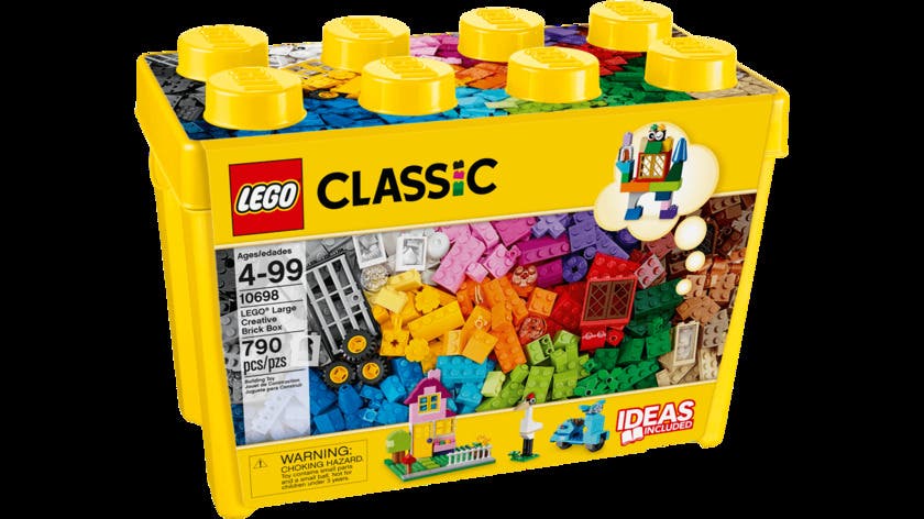 LEGO Classic 10698, Fantasiklosslåda stor