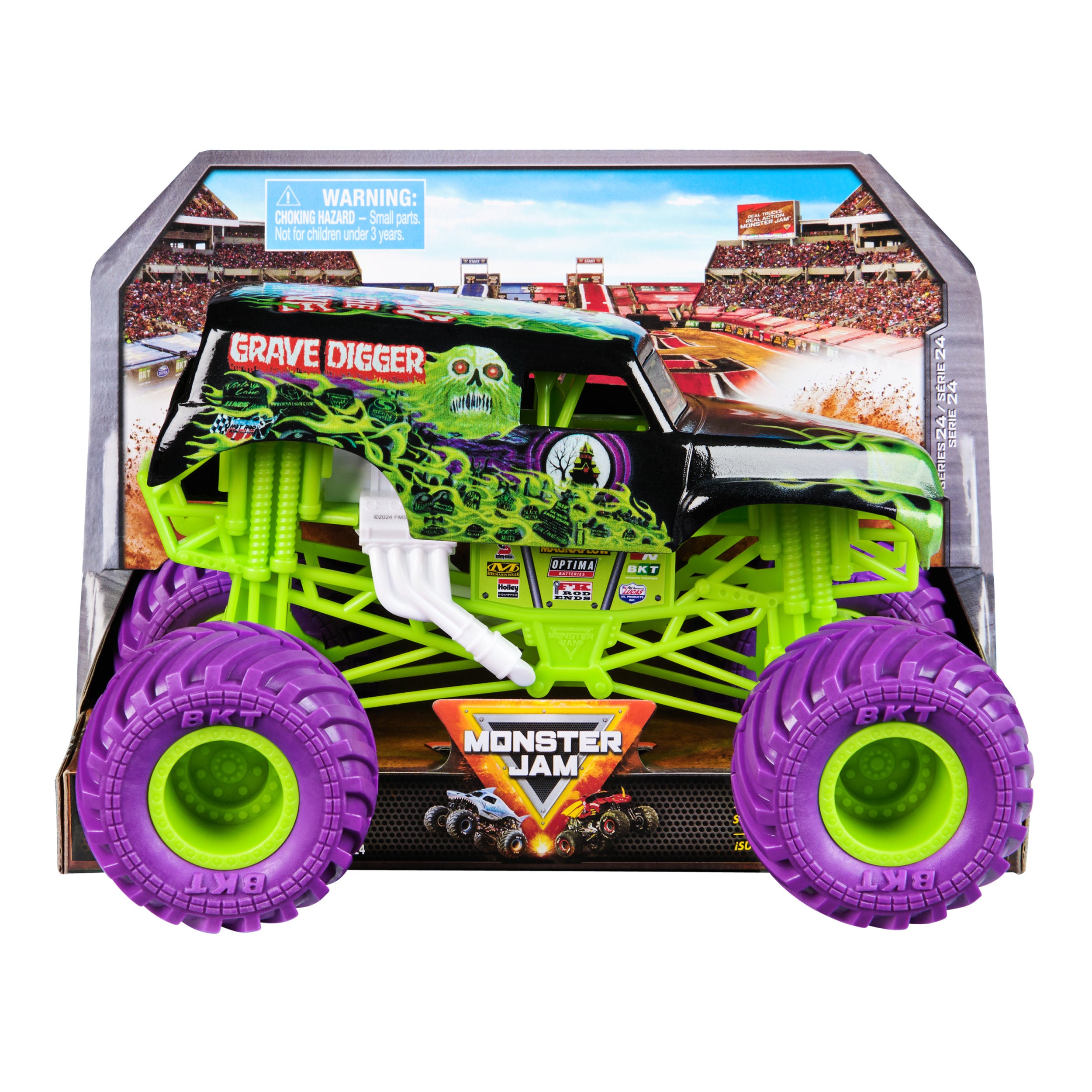 Monster Jam Grave Digger 1:24 Die-Cast