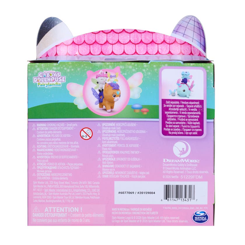 Gabby's Dollhouse Fairylandia Pandy Paws & Kico Figurset