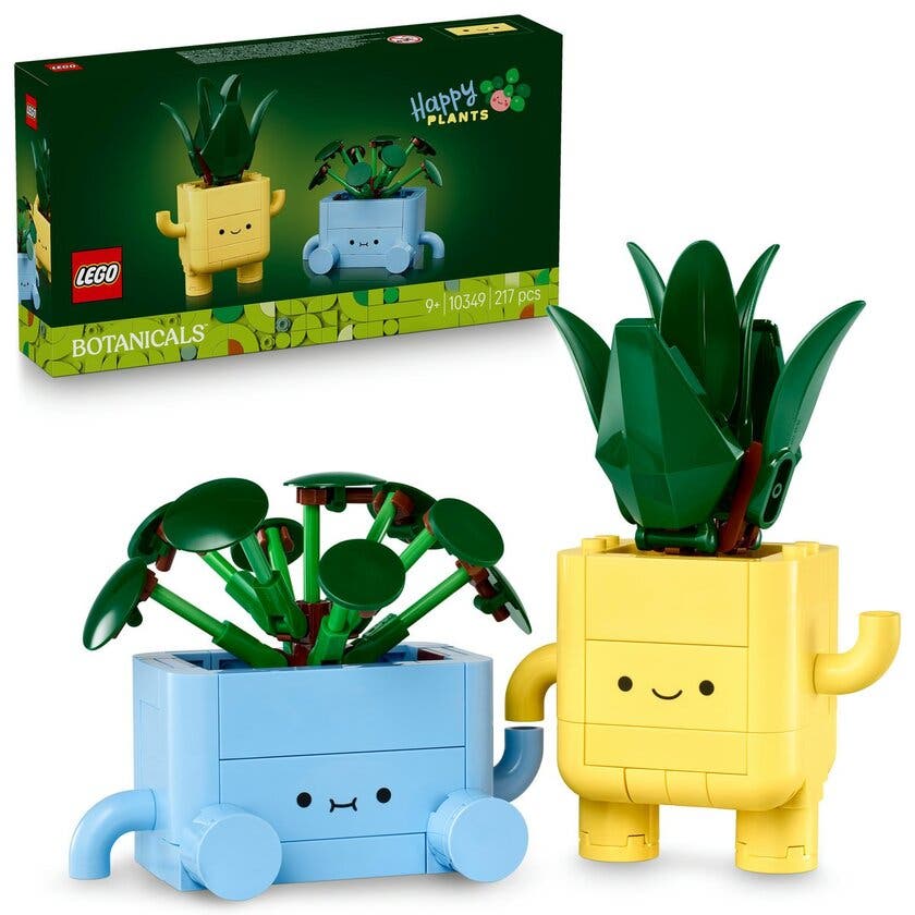 LEGO Botanicals 10349, Glada växter