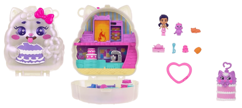 Polly Pocket Kitty Cake Compact