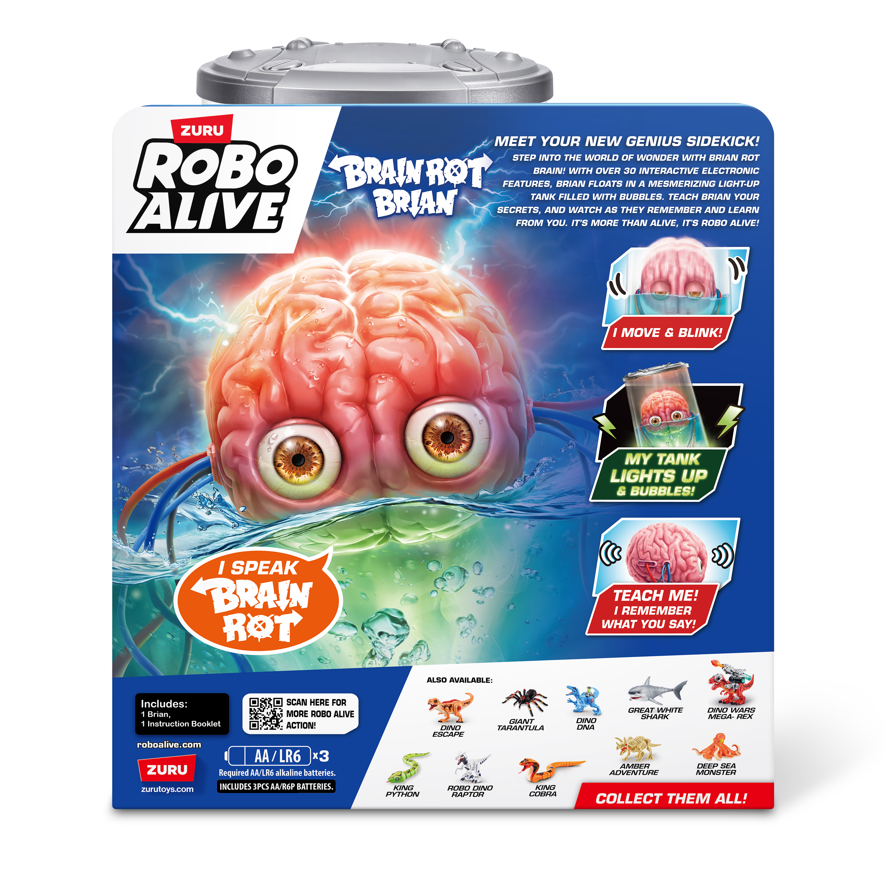 Robo Alive Brain Rot Brian – Talande robothjärna