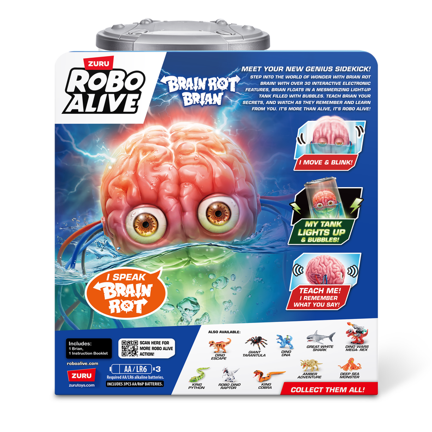 Robo Alive Brain Rot Brian – Talande robothjärna