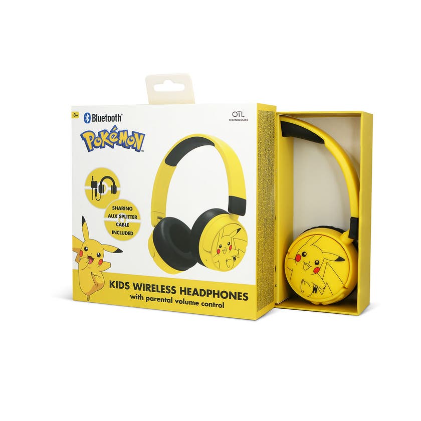 POKEMON Pikachu Trådlösa Barnhörlurar 85/95dB