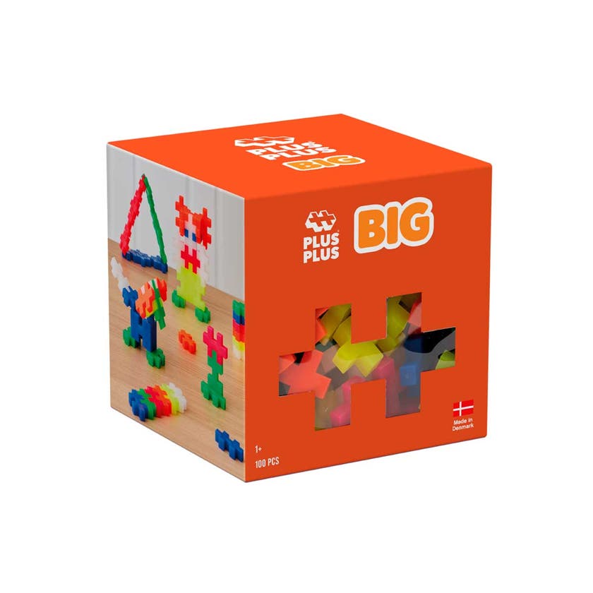 Plus-Plus BIG Neon Mix / 100 pcs