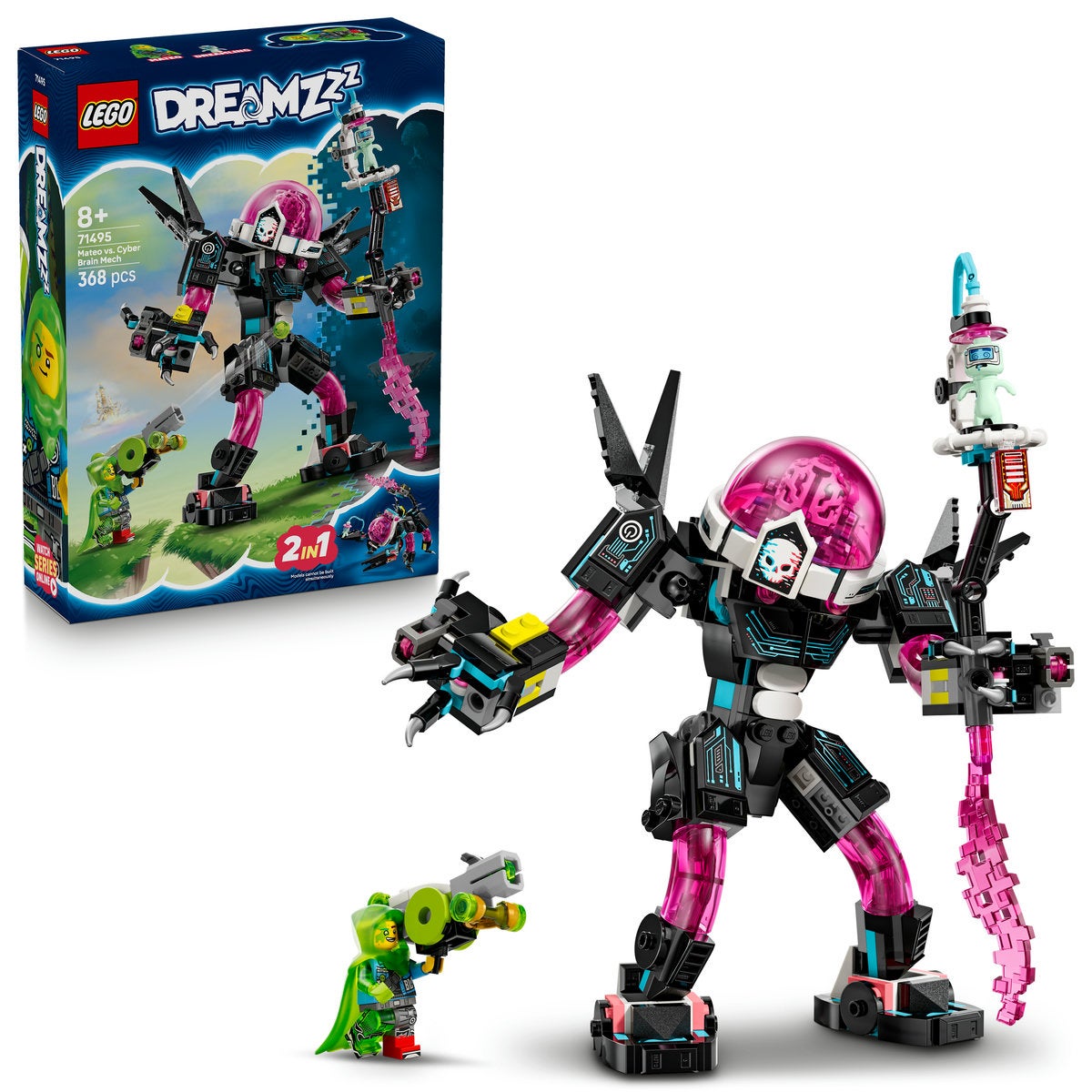 LEGO DREAMZzz 71495, Mateo mot cyberhjärnroboten