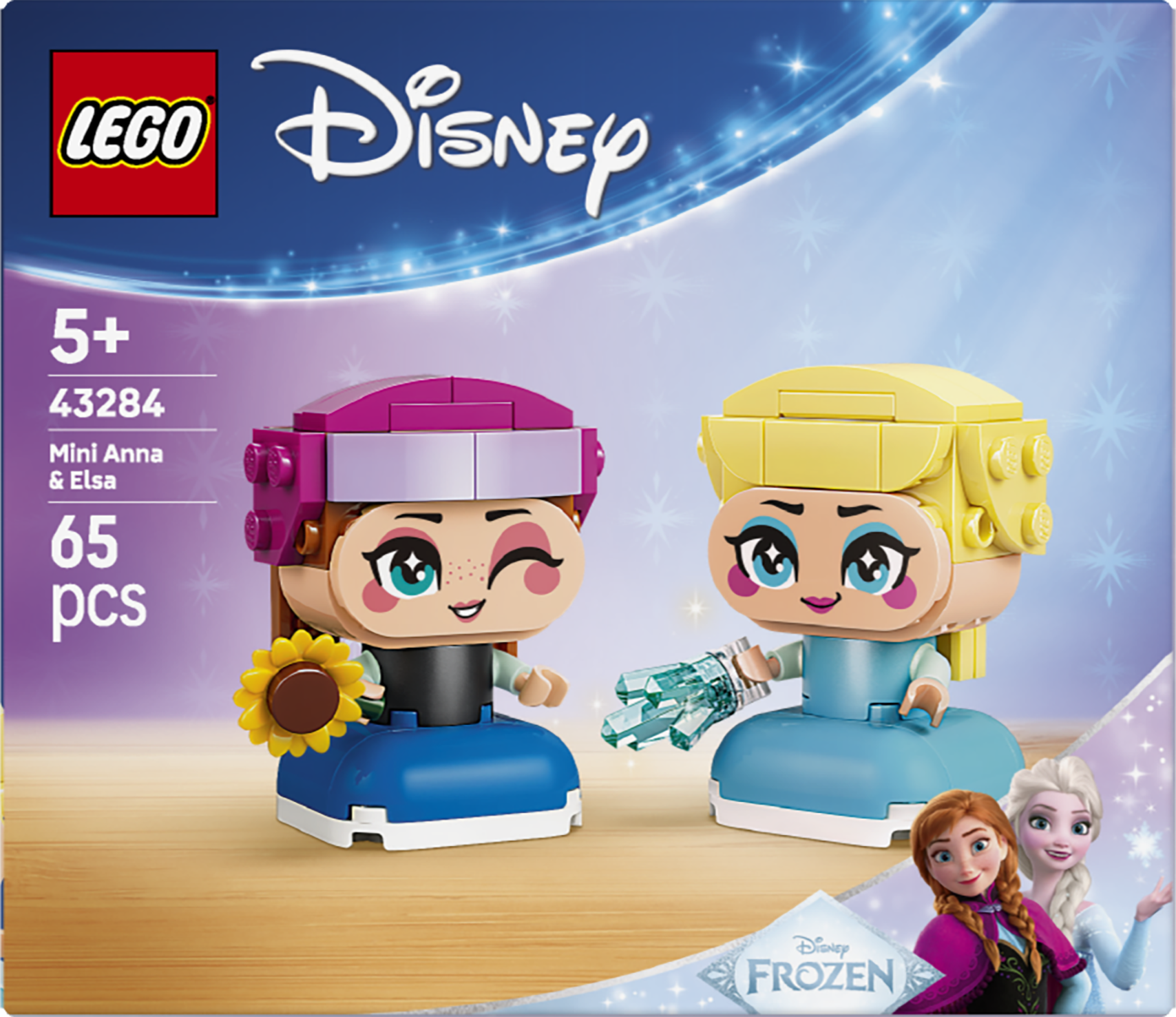 LEGO® ǀ Disney Frozen Anna och Elsa i miniformat Byggleksak 43284