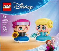 LEGO® ǀ Disney Frozen Anna och Elsa i miniformat Byggleksak 43284