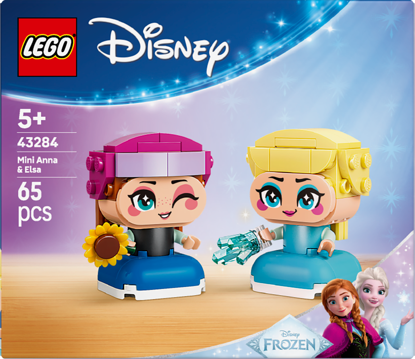 LEGO® ǀ Disney Frozen Anna och Elsa i miniformat Byggleksak 43284
