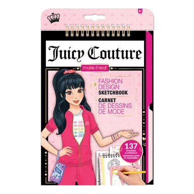 WEBBFYND Make it Real, Juicy Couture Fashion Sketchbook