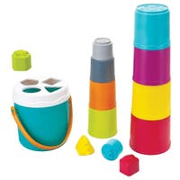 Infantino, Shape Sorting Stack'N Nest Buckets