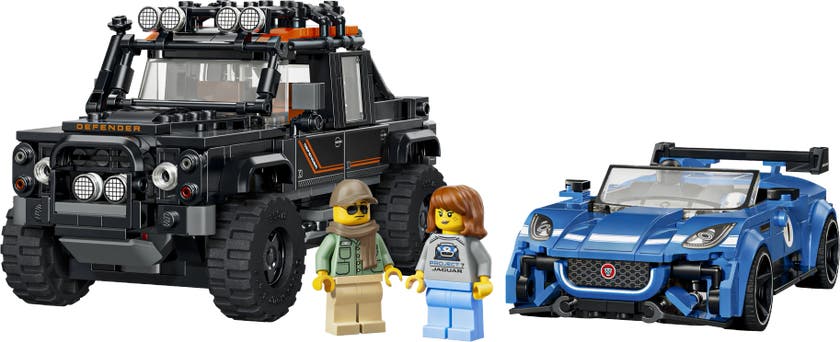 LEGO® Jaguar Project 7 och Land Rover Defender 77264