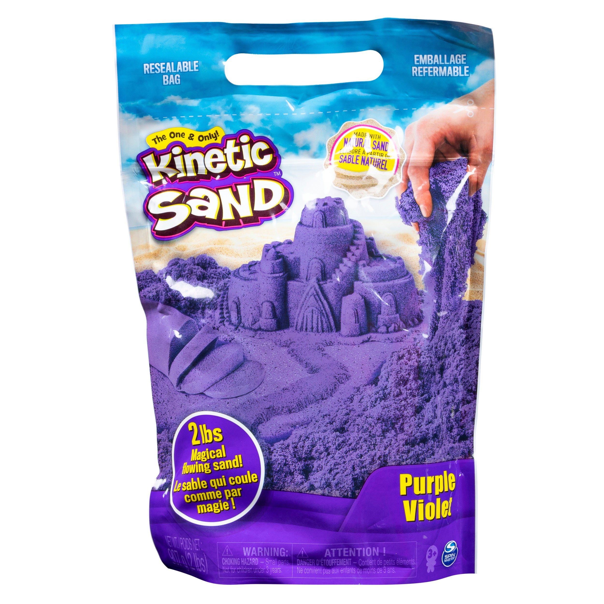 Kinetic Sand färgpaket 0,9 kg – blå, grön eller lila