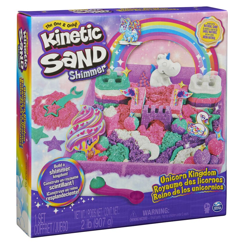 Kinetic Sand Regnbåge Enhörningsset