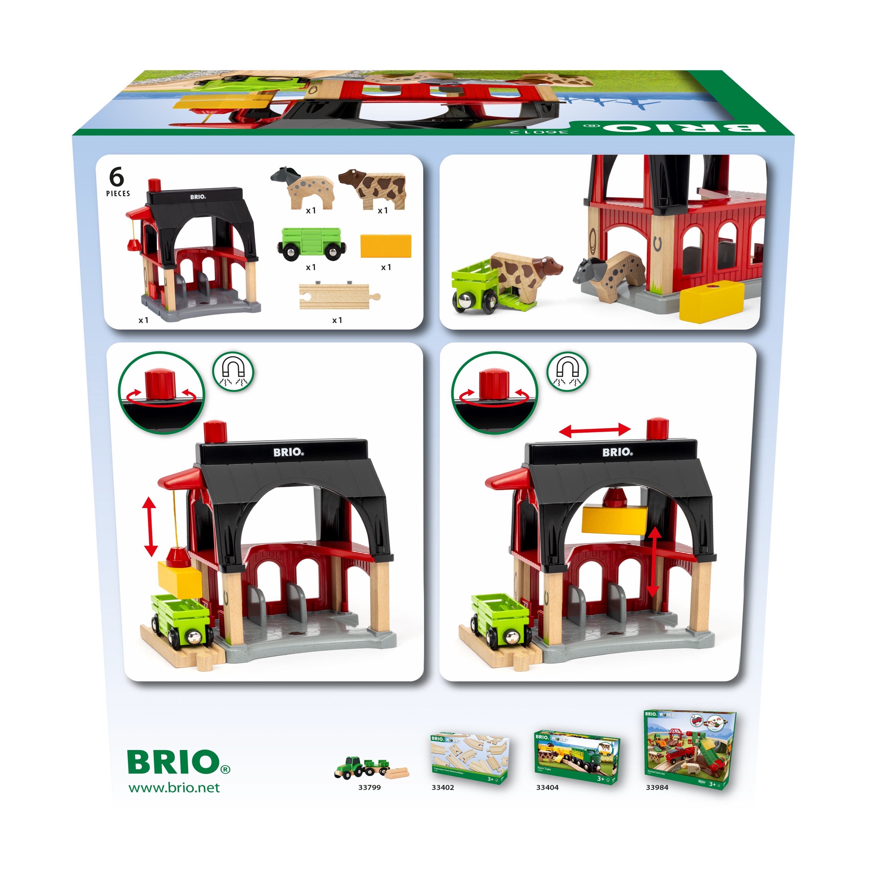 BRIO Tåg, Animal Barn