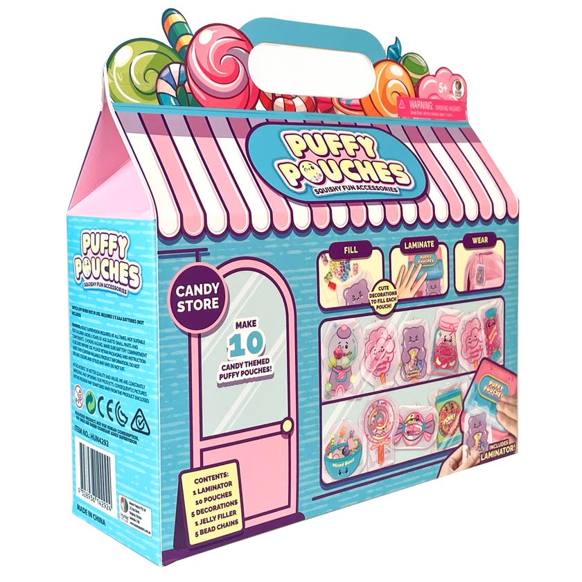 Puffy Pouches Temakit – skapa 10 påsar med laminator