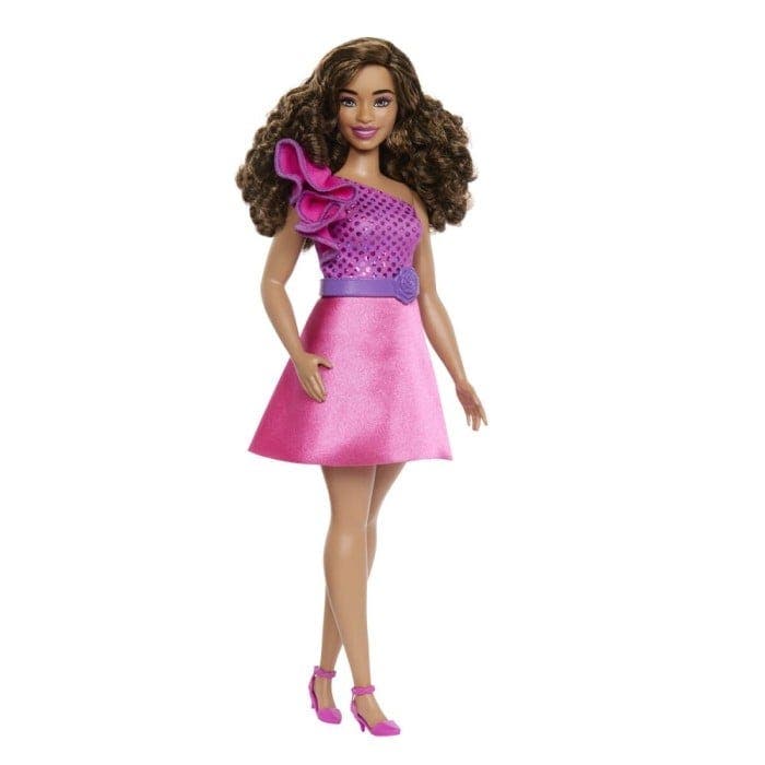 Barbie, Fashionista, Purple Ruffle