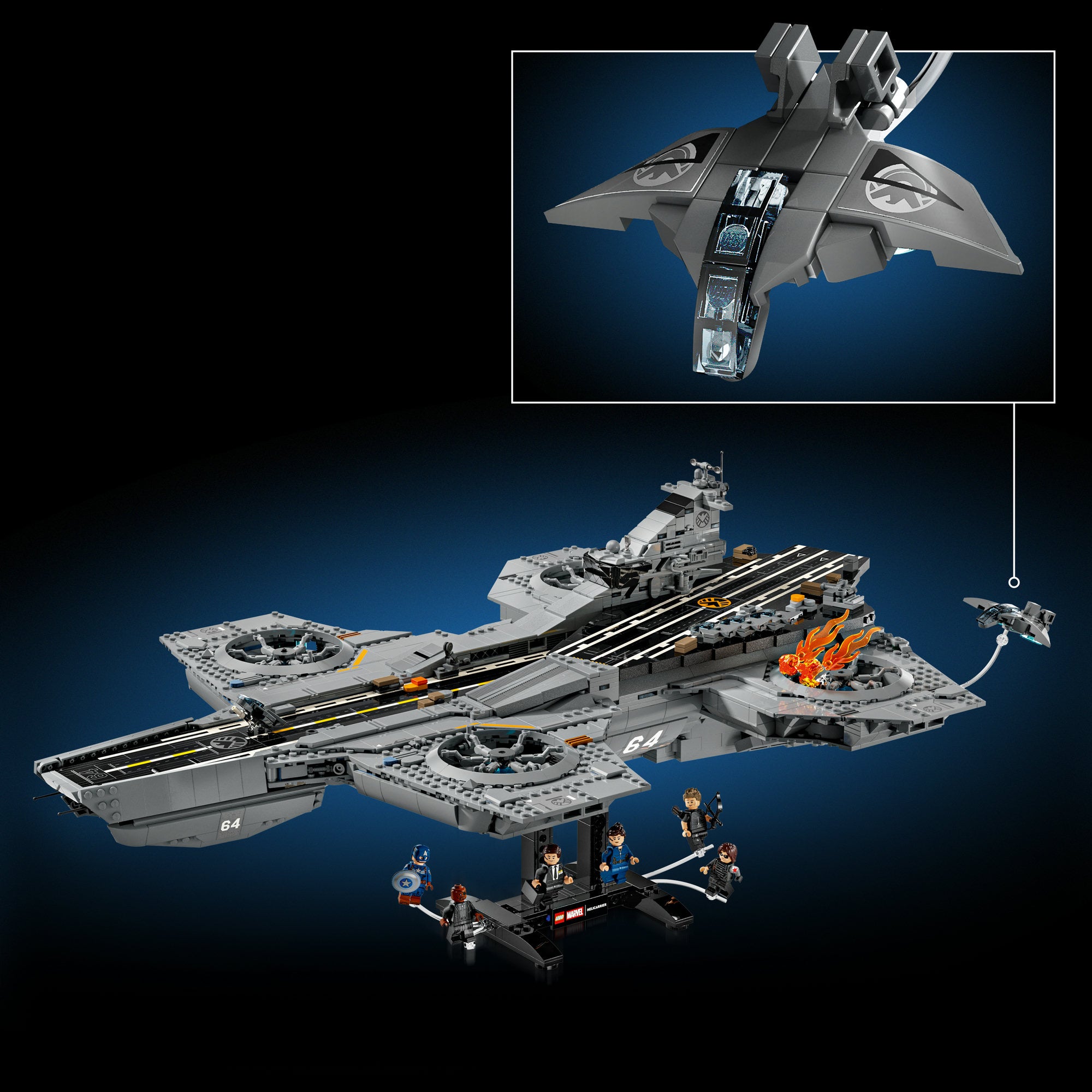 LEGO® | Marvel S.H.I.E.L.D. Helicarrier Byggset 76354