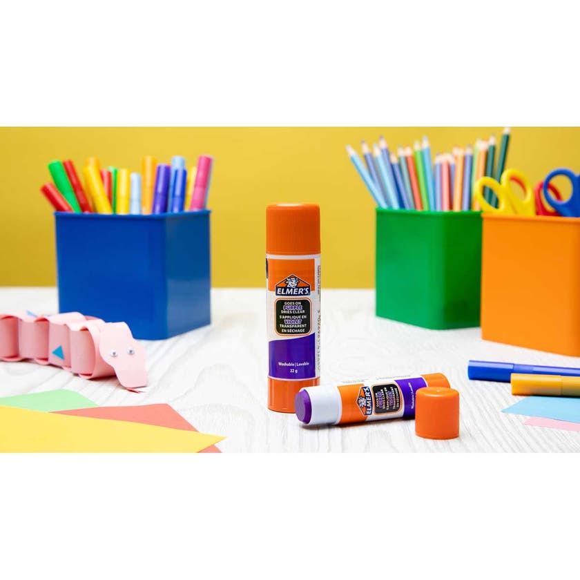Elmer's 22 gram Disappearing Purple Glue stick